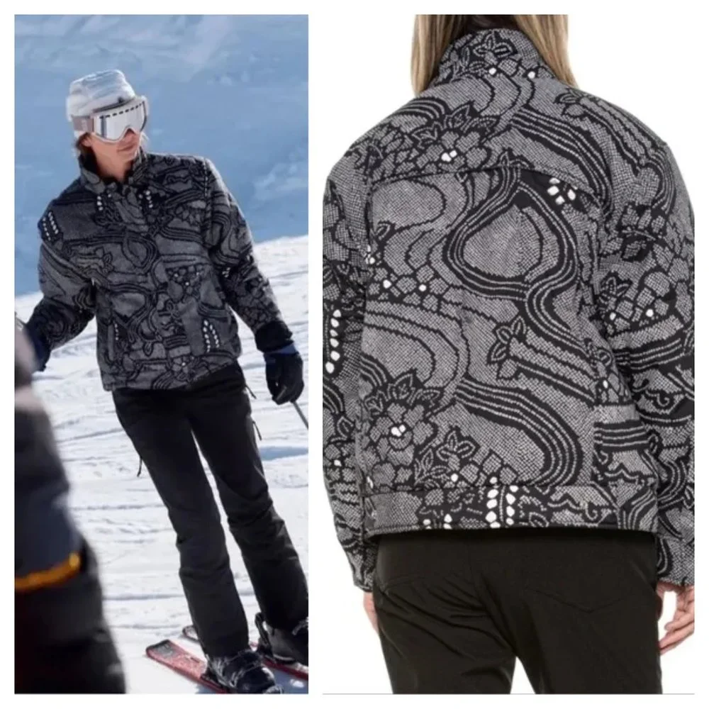 Sz XS NWOT FP Movement Bunny Slope Ski Puffer Jacket Black and White Free People